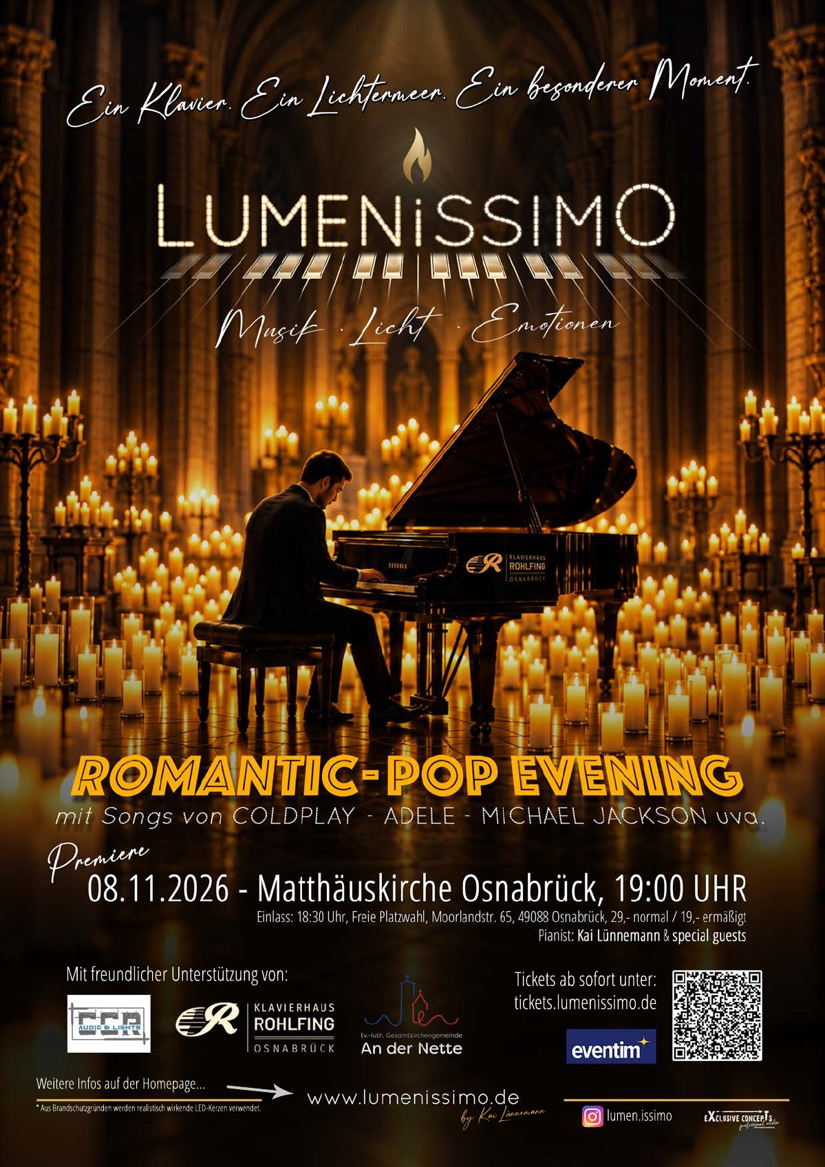 LUMENiSSIMO Originalplakat – Premiere 8. November 2026